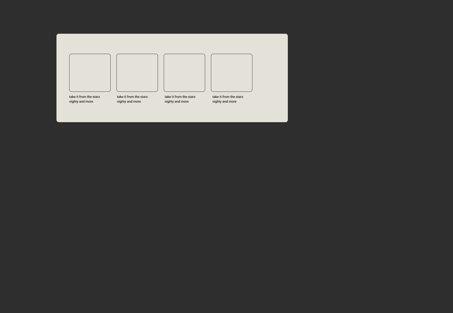 Focused uncolored wireframe showing the four-column Spotify redesign